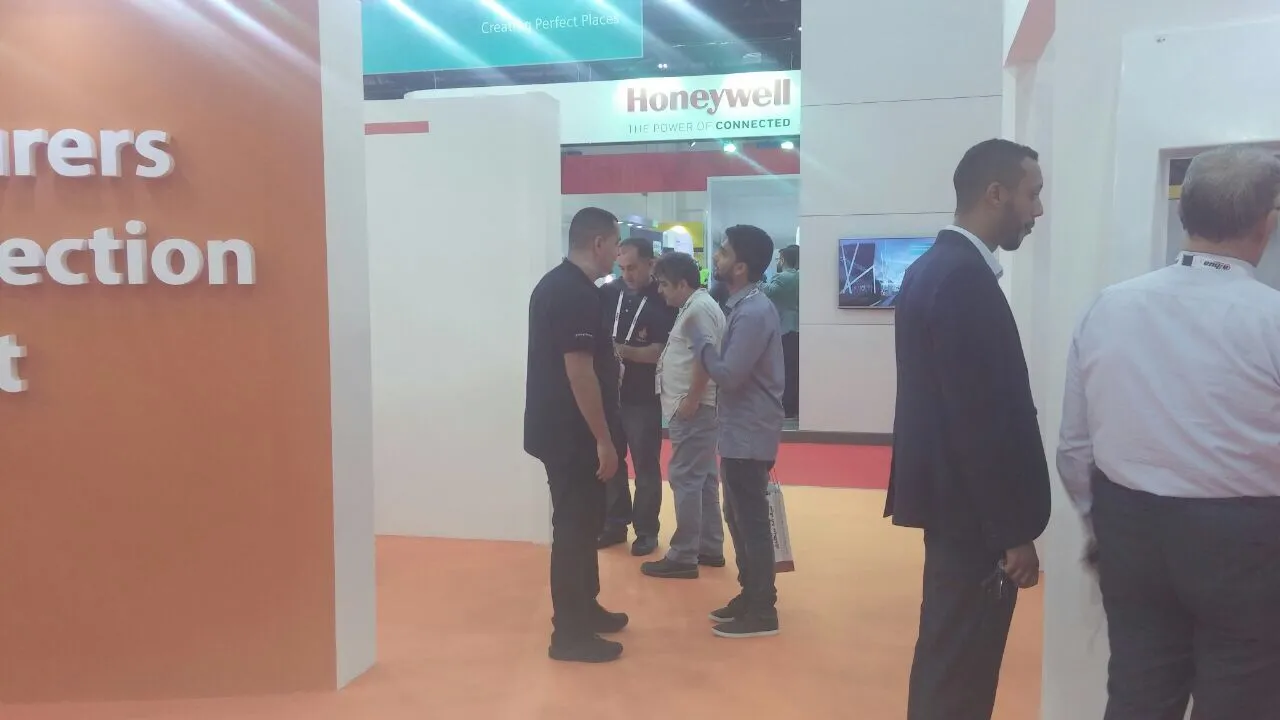 GFE Stand in Intersec 2017 | with most of the R&D staff