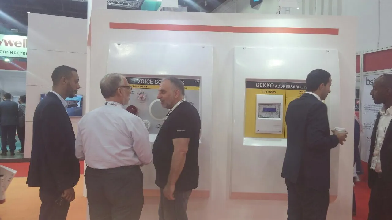 GFE Stand in Intersec 2017 | with most of the R&D staff