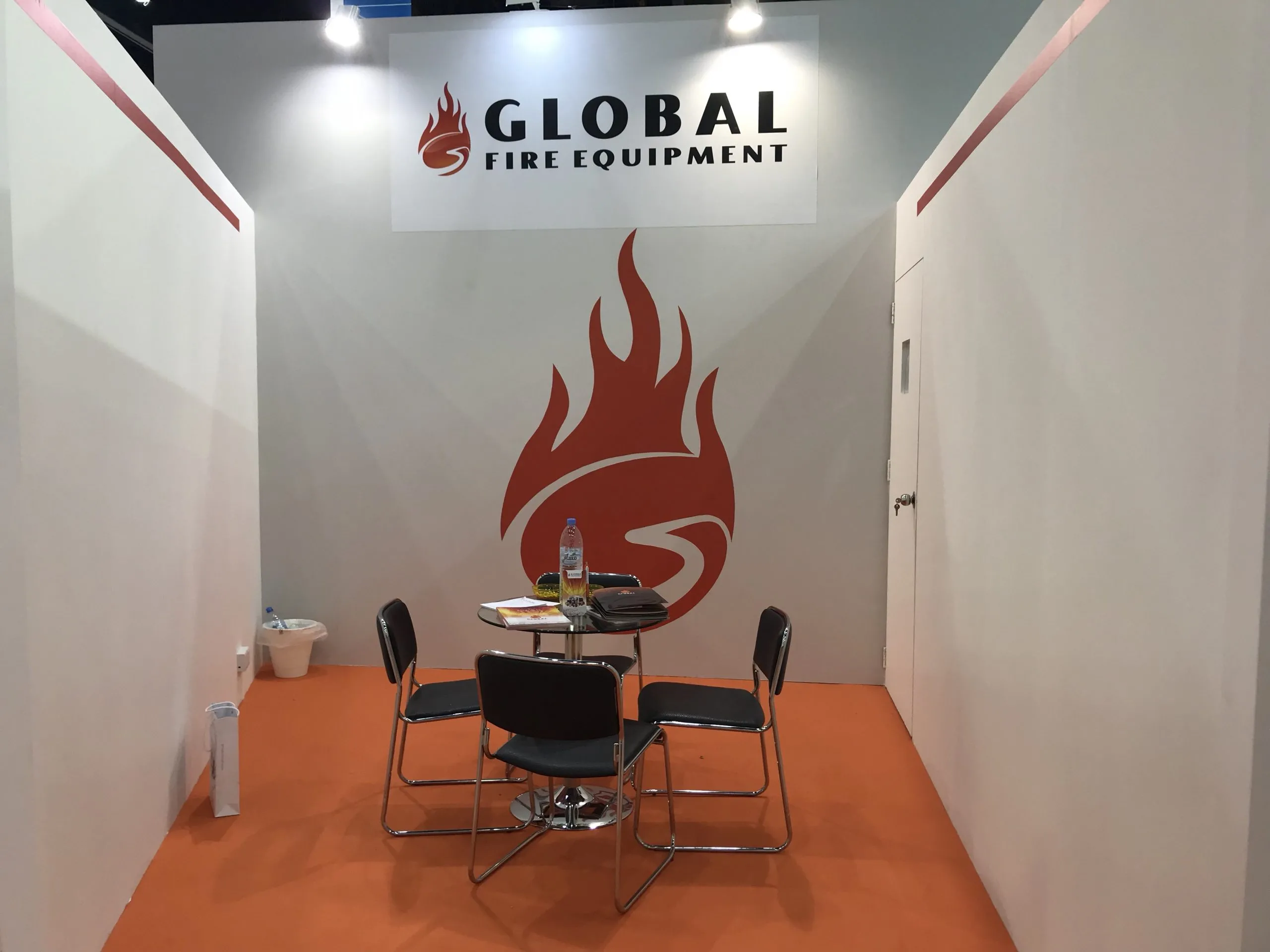 GFE Stand in Intersec 2017 | with most of the R&D staff