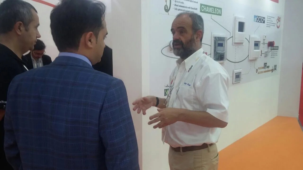 GFE Stand in Intersec 2017 | with most of the R&D staff
