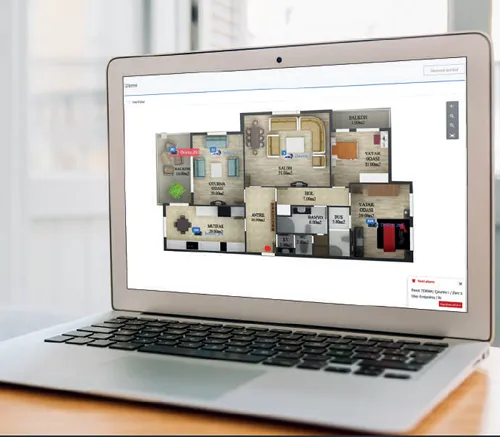 نرم افزار مانیتورینگ اعلام حریق آدرس پذیر تکنیم مدل Mosaic-2000