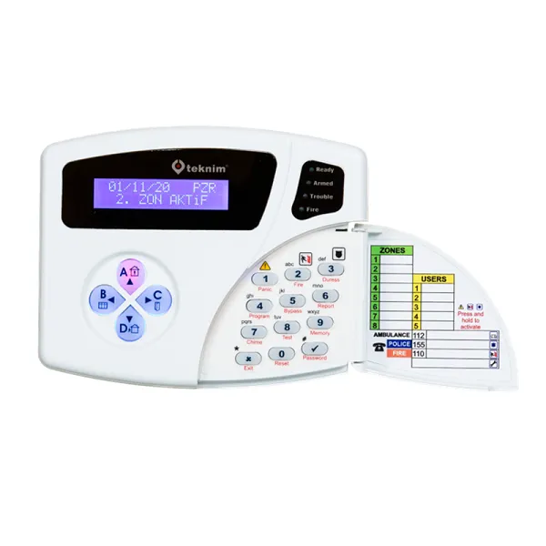 صفحه کلید LCD دار تکنیم سری VAP مدل VPC-301B