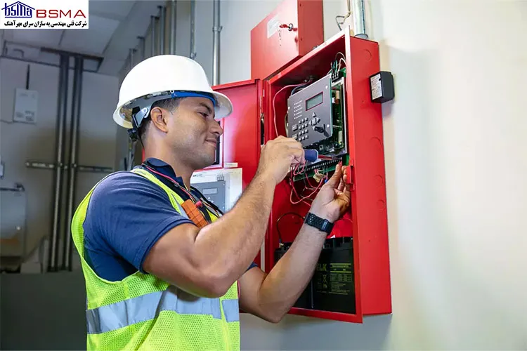 عملکرد و اجزاء سیستم اعلان حریق بی سیم