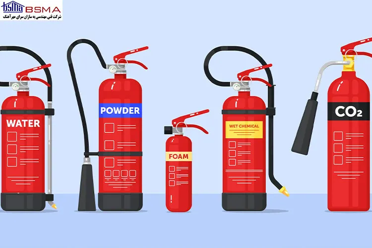 مواد اطفا حریق کپسول آتش نشانی بر پایه CO2