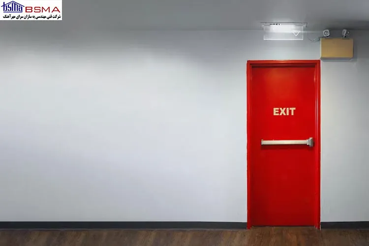 قیمت و خرید درب ضد حریق برای نصب در راه پله ها