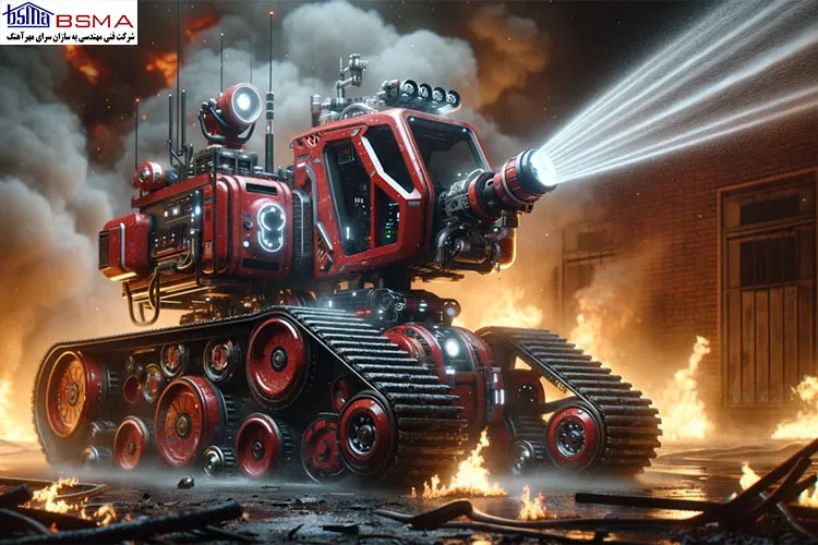 ربات‌های آتش‌نشانی (Firefighting Robots)