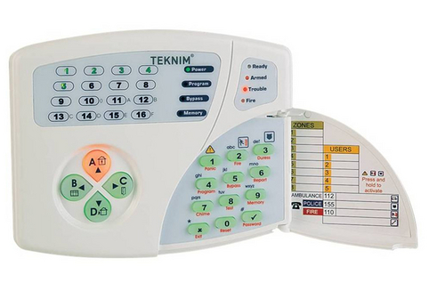 کی‌پد LED ۱۶ زون VAP تکنیم مدل VPC-116 | نمایشگر پیشرفته ۱۶ زون